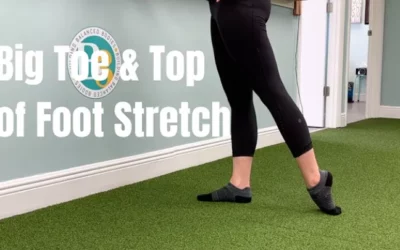 Big Toe and Top of the Foot Stretch