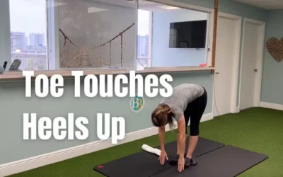Toe Touch with Heels Up