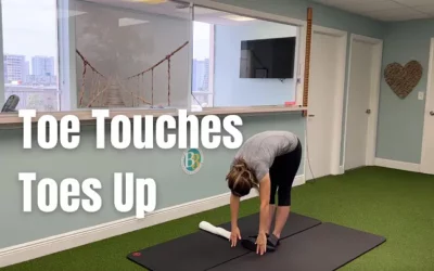 Toe Touch with Toes Up
