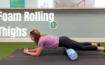 Foam Rolling Thighs